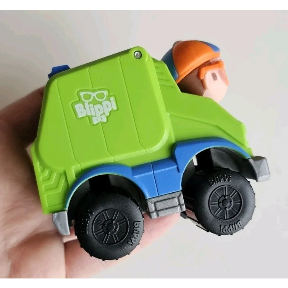 Blippi Mini Vehicles Lot of 3 - Excavator, Garbage Truck & Blippi Mobile 2019